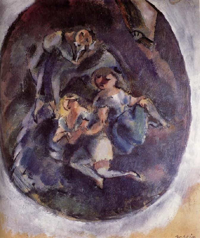 Jules Pascin Three younger girl Spain oil painting art